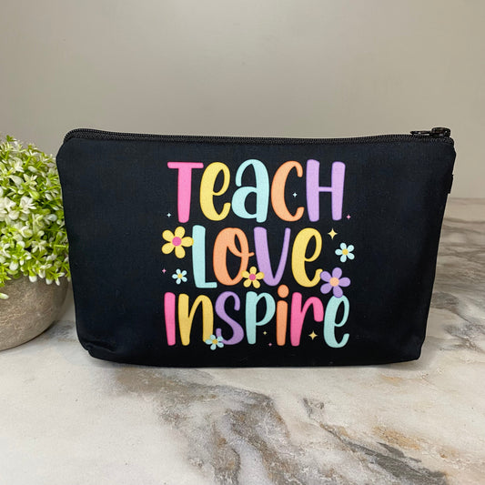 Pouch - Teach Love Inspire Daisies