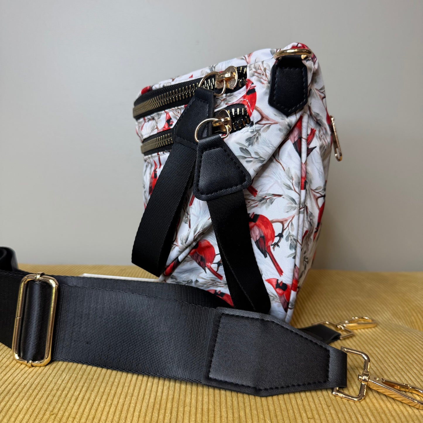 Roni - Nylon Crossbody - Cardinal