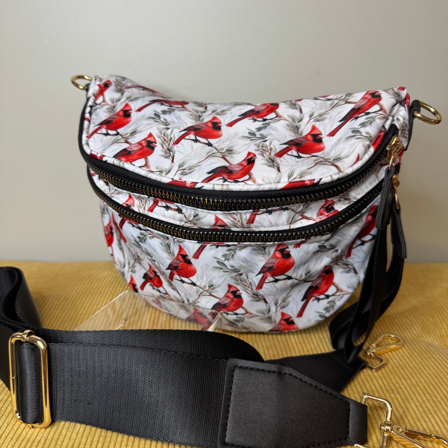 Roni - Nylon Crossbody - Cardinal