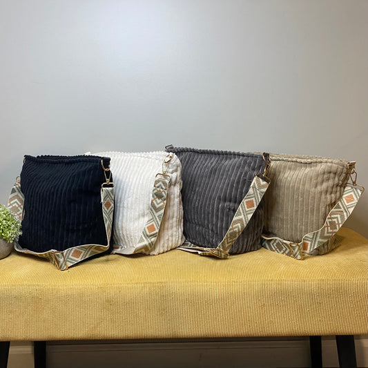 Willow - Corduroy Shopper Purse