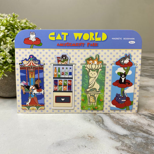 Bookmark - Magnetic, Cat World Amusement