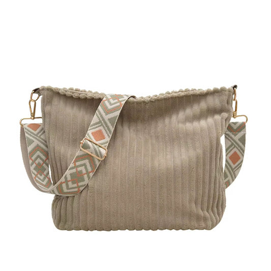 Willow - Corduroy Shopper Purse - PREORDER 7/16-7/19