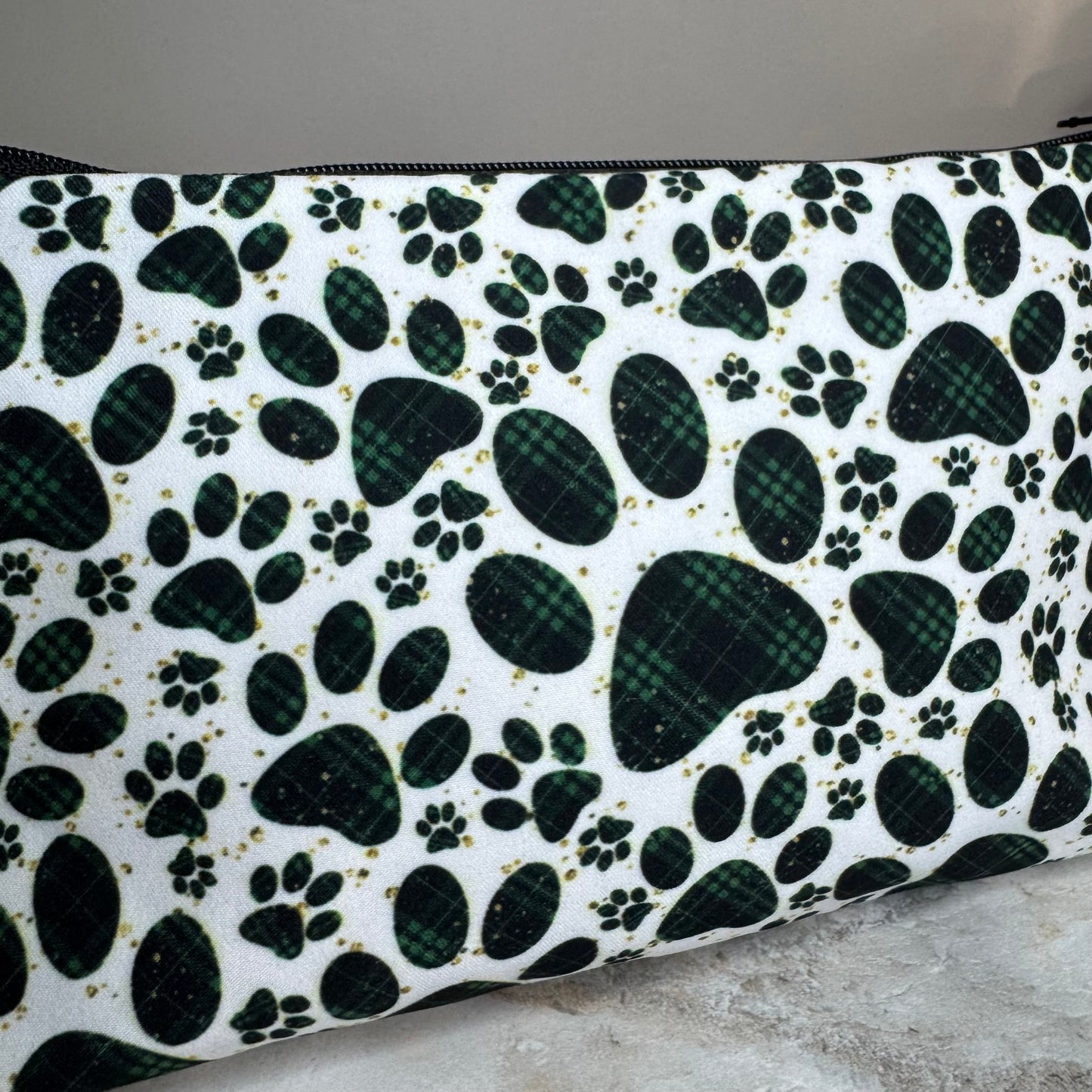 Pouch - Paw Green Plaid Paw Dog Cat