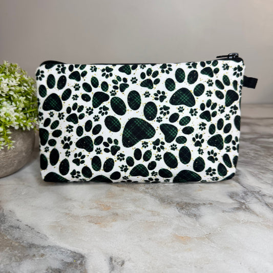 Pouch - Paw Green Plaid Paw Dog Cat