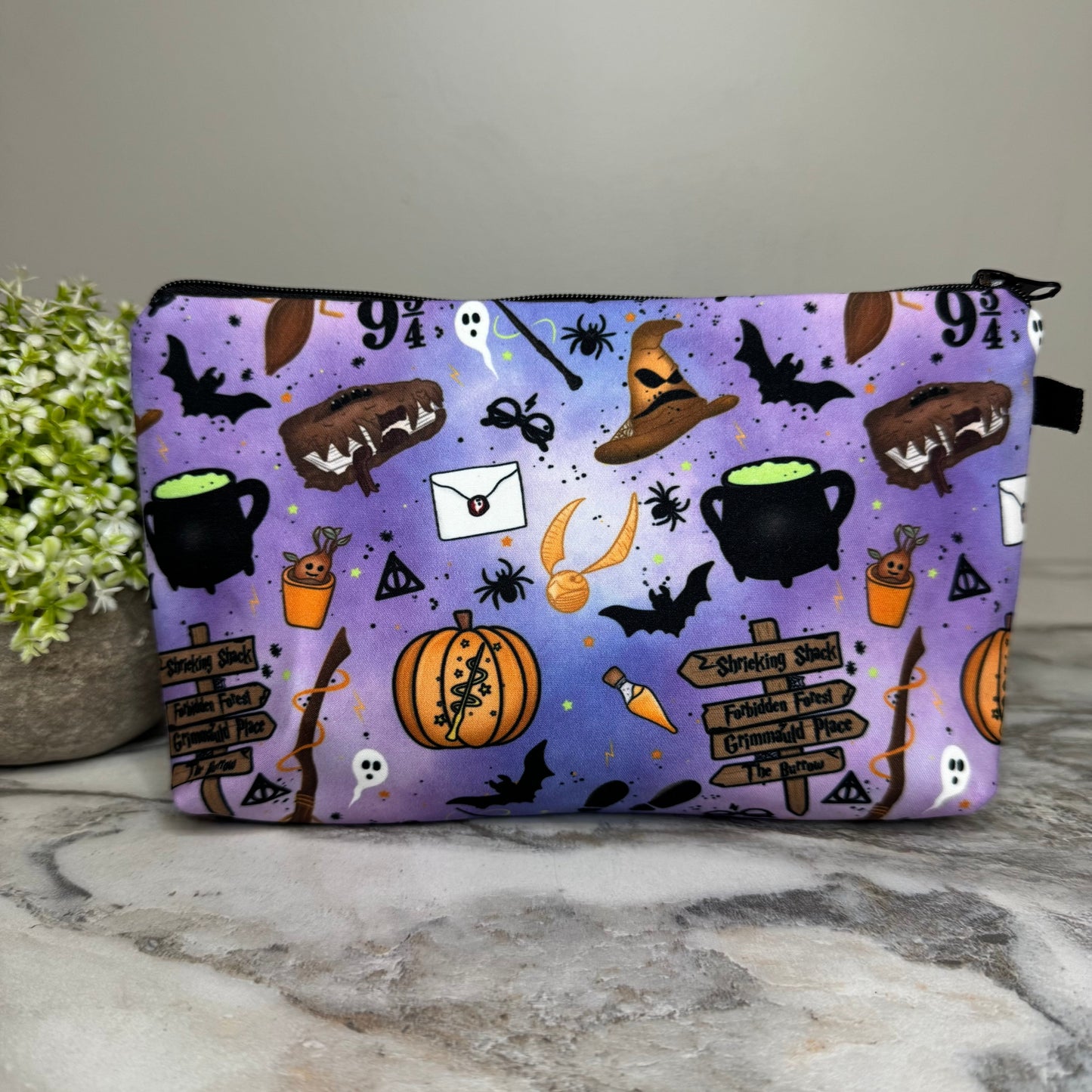 Pouch - Magic Purple Pumpkins