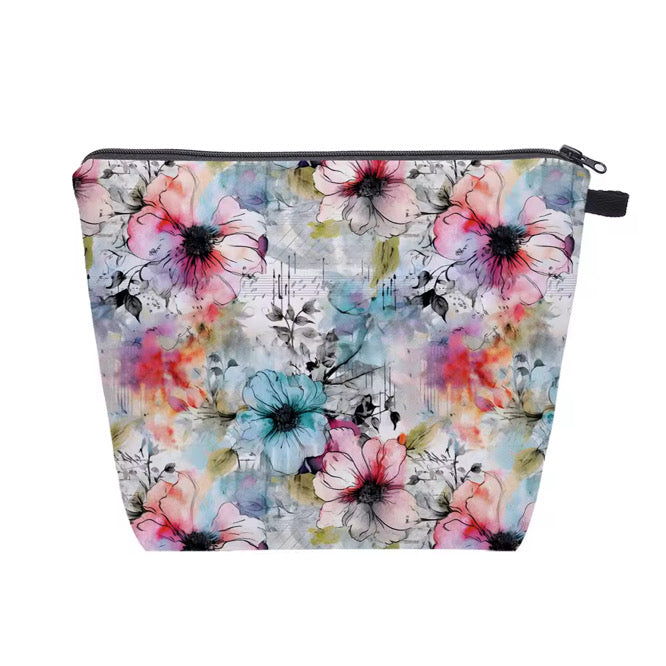 Pouch XL - Music Watercolor Floral