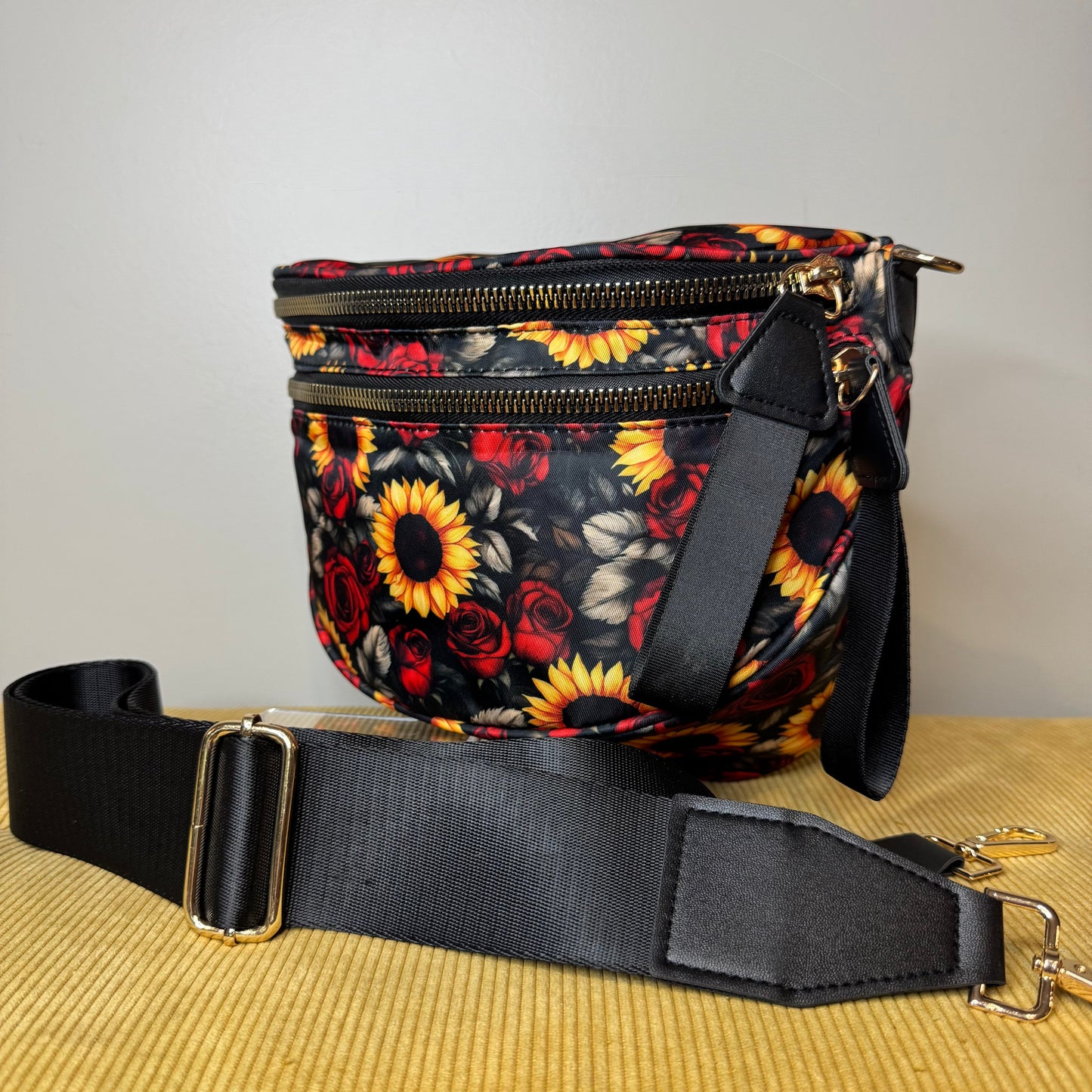 Roni - Nylon Crossbody - Sunflower Rose