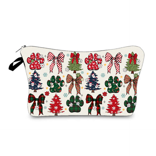 Pouch - Christmas Paw Bow - PREORDER