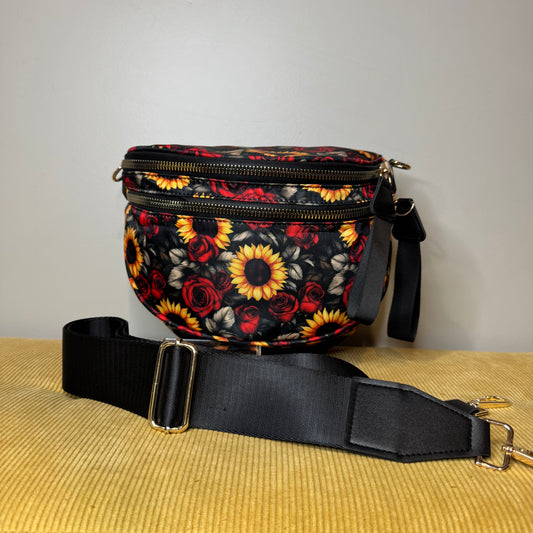 Roni - Nylon Crossbody - Sunflower Rose