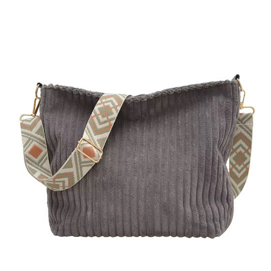 Willow - Corduroy Shopper Purse - PREORDER 7/16-7/19