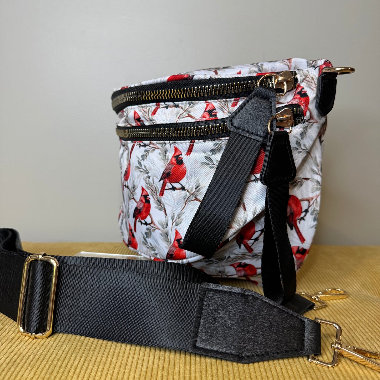Roni - Nylon Crossbody - Cardinal