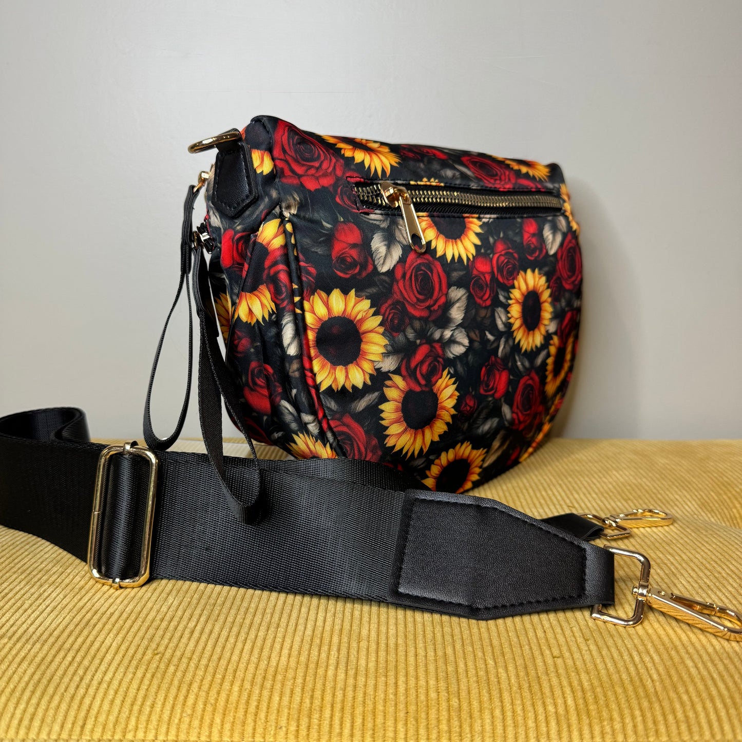 Roni - Nylon Crossbody - Sunflower Rose