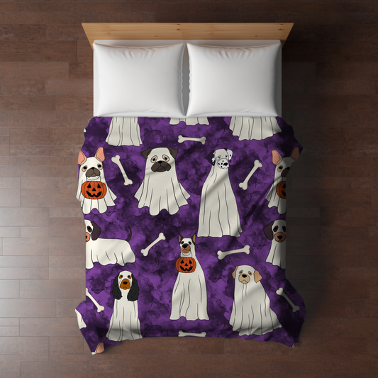 Blanket - Halloween - Ghost Dogs - PREORDER 7/29-8/1