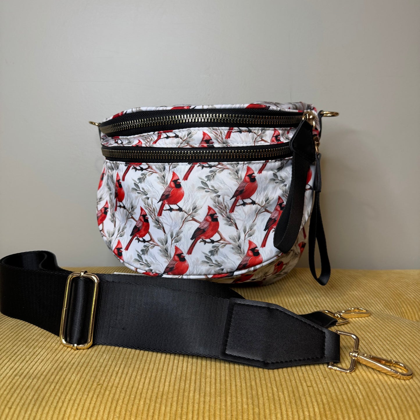 Roni - Nylon Crossbody - Cardinal
