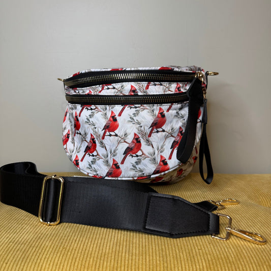 Roni - Nylon Crossbody - Cardinal
