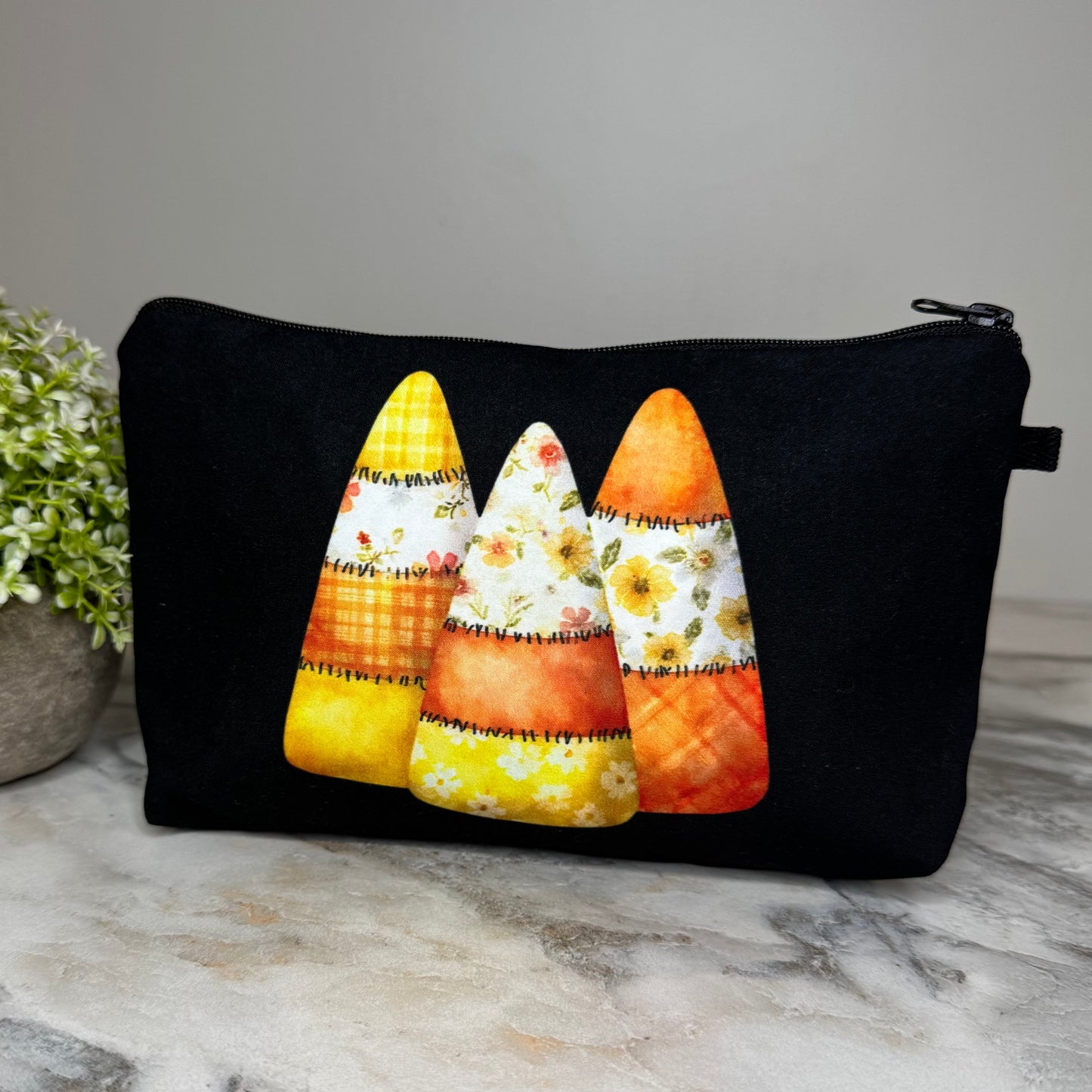 Pouch - Halloween Fall - Quilt Candy Corn