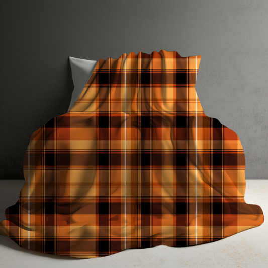 Blanket - Halloween - Plaid #1 - PREORDER 7/29-8/1