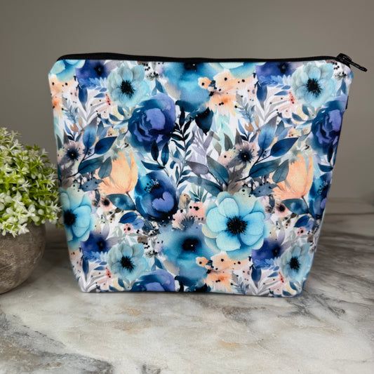Pouch XL - Blue Floral