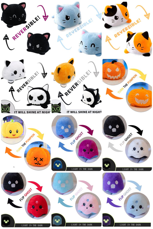 Moody Animals - Pumpkins, Ghost, Dog, & Cat - PREORDER